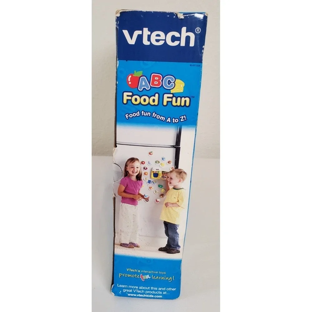 VTech ABC Food Fun Magnetic Learning Phonics & Letters Colors Words Food - New